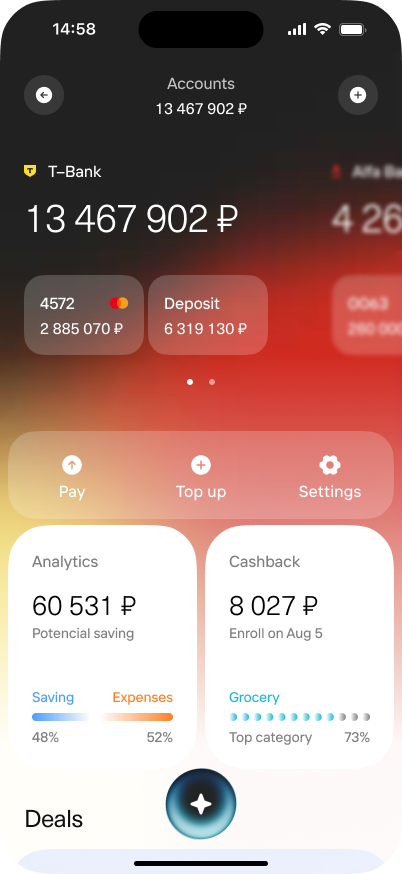 Nevla accounts overview